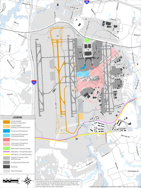 Charlotte Airport Runway Map