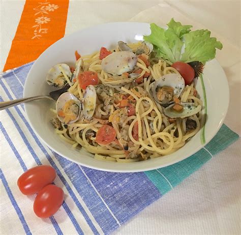 Pasta Vongole E Pomodorini Una Pigra In Cucina