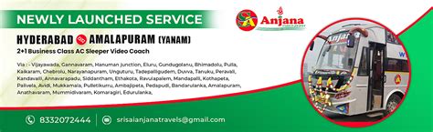 Sri Sai Anjana Tours And Travels Bus Booking Reasonable Bus Tickets