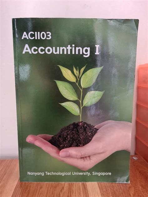 Ntu Ac Accounting I Textbook Hobbies Toys Books Magazines