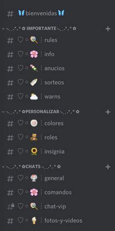 33 ideas de Decoración en discord simbolos de texto decoración de