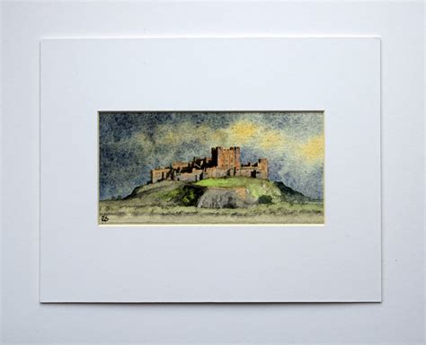 Bamburgh Castle Northumberland A Wonderful Original Etsy In 2021