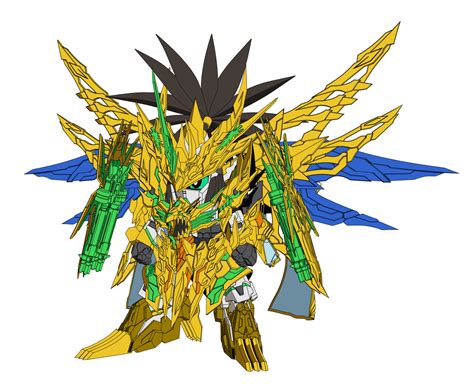 Safebooru Gundam Liu Bei Unicorn Gundam Official Art Sd Gundam World