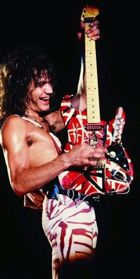 Eddie Van Halen Circa 1982 Van Halens Diver Down Tour Eddie Van Halen Alex Van Halen Indie