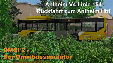 Omsi 2 Ahlheim V4 Linie 154 Rückfahrt zum Ahlheim Hbf MB O530 CNG ZF