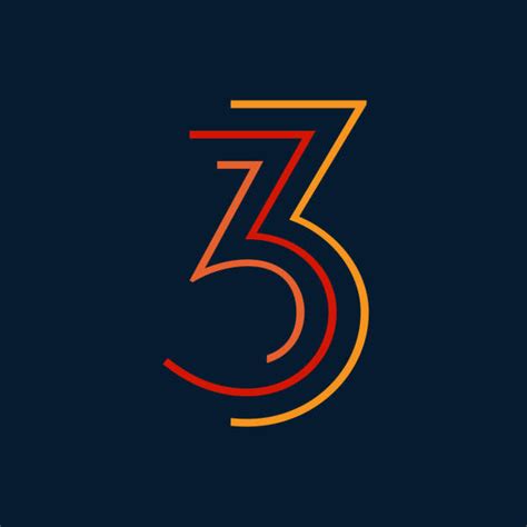 Number 3 Logo Illustrations Royalty Free Vector Graphics And Clip Art