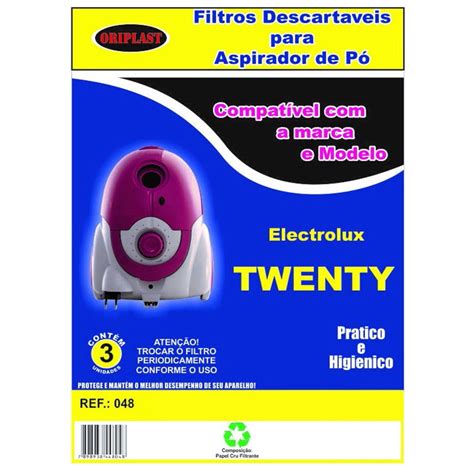 Kit Sacos Descart Veis Aspirador De P Electrolux Twenty Submarino