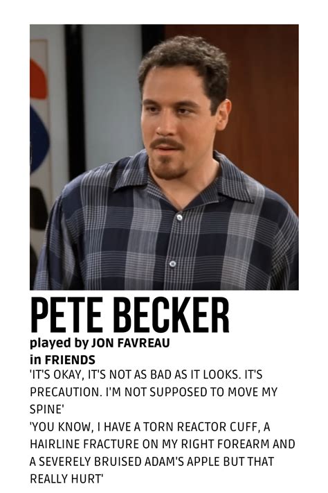 pete becker | Friends moments, Friends tv, Friends cast