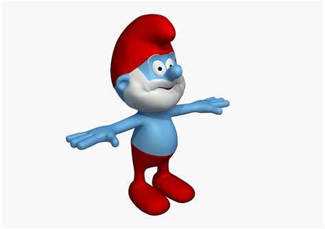 Papa Smurf 3d Model