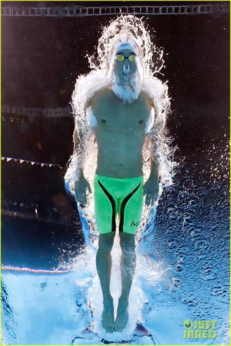 Michael Phelps Son Boomer Cheers Him On During Olympic Qualifying