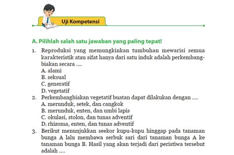 Kunci Jawaban Ipa Kelas 9 Halaman 112 115 Uji Kompetensi Bab 2 Sistem