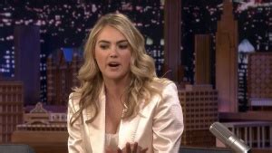 Fj K S Kate Upton Rear Naked Choke On Jimmy Fallon Cleavage Leggy P Phun