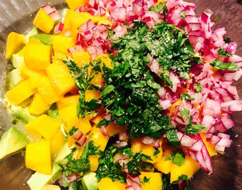 Honduran Shrimp Ceviche With Plantain Chips And Mangoavocado Salsa