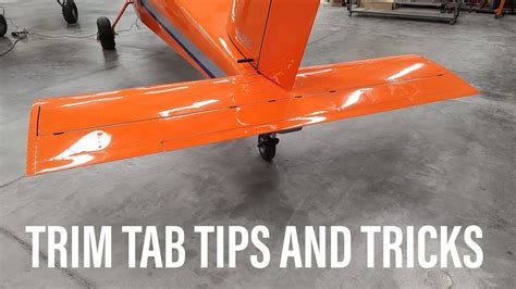 Rans S Outbound Trim Tab Assembly Tips And Tricks Youtube