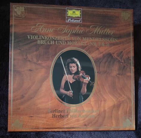 Anne Sophie Mutter Violinkonzerte Von Mendelssohn Lp Nowy W Folii