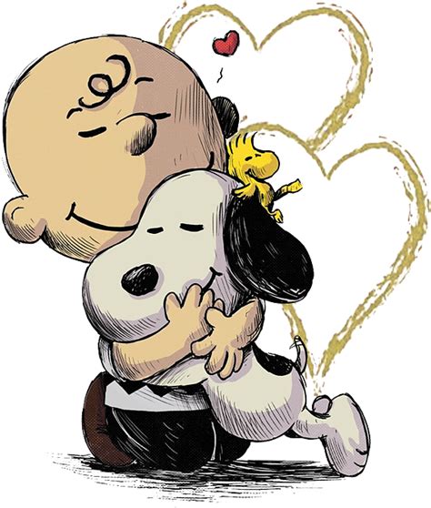 Snoopy Friendship Cliparts Heartwarming Peanuts Characters Celebrating