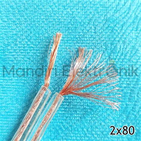 Jual Kabel Listrik Transparan X Per Meter Kabel Audio Meteran X