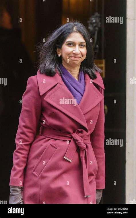 Downing St London Uk 8th February 2022 The Rt Hon Suella Braverman Qc Mp Attorney General