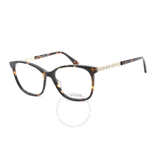 Guess Ladies Tortoise Round Eyeglass Frames Gu274305255 889214111111 Eyeglasses Jomashop