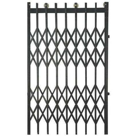 Black Mild Steel Collapsible Gate For Residential At Rs Sq Ft In