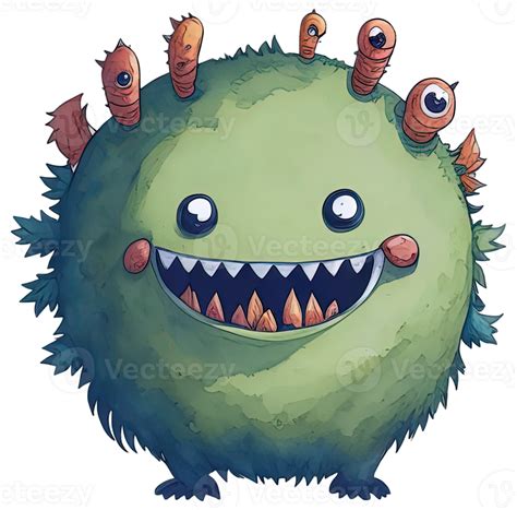 Cute Monster Isolated 24679068 Png