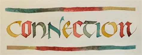 Connections The Hamilton Calligraphy Guild