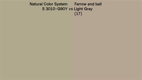 Natural Color System S 3010 G90Y Vs Farrow And Ball Light Gray 17