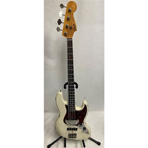 Used Fender Used Fender Ltd 60 S Jazz Bass Relic Olympic White Electric