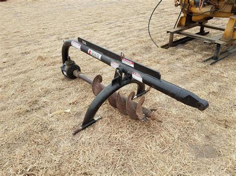 Shaver 3pt Post Hole Digger 9 Bit Adam Marshall Land And Auction Llc