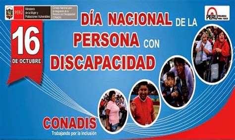 De Octubre D A Nacional De La Persona Con Discapacidad