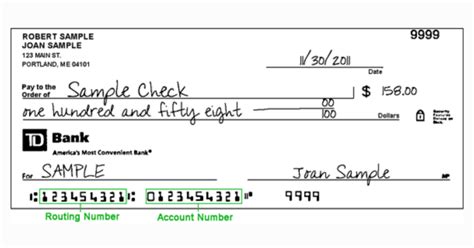 How To Find Your TD Bank Routing Number Discovering Employment Paths