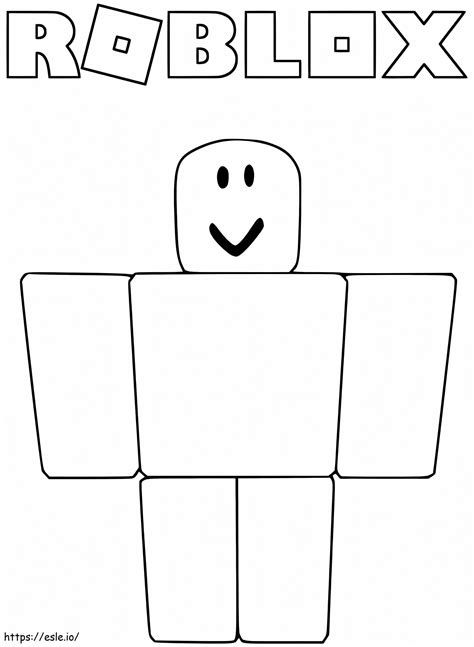 roblox character roblox coloring pages 12