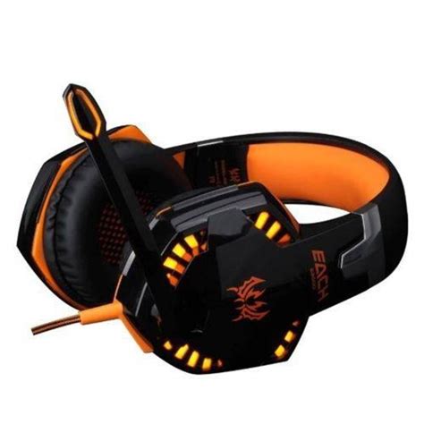 Headset Gamer Profissional Kotion Each G Laranja Em Promo O