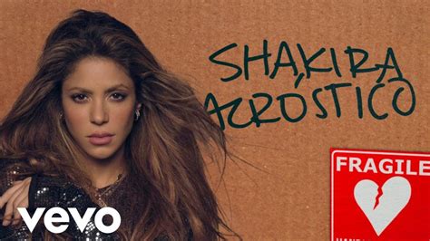 Shakira Milán Sasha Acrostico Letra YouTube