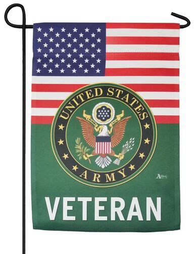 Army Veteran Sublimated Garden Flag I Americas Flags