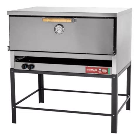 Horno Pizzero Rotisero Sol Real 18 Moldes Ac Inox 179