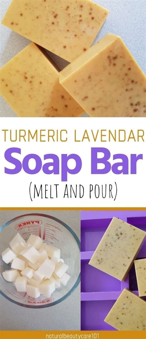 Turmeric Soap Bar Diy Melt And Pour Recipe Easy Soap Recipes