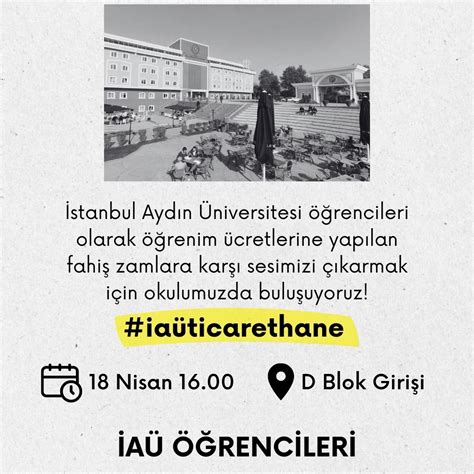 İAÜTİCARETHANE on Twitter İstanbul Aydın Üniversitesi öğrencileri