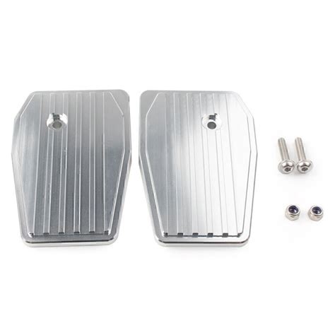 Silver Folding Foot Pegs Rest Pedal Pad Footpegs For Honda Rebel Cmx