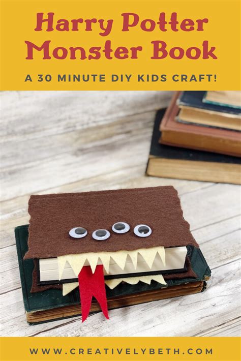 Harry Potter Monster Book Of Monsters A Diy Tutorial Artofit