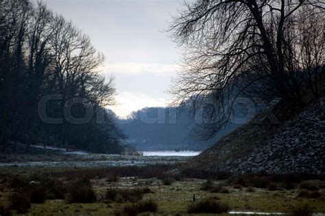 Danish winter landscape | Stock image | Colourbox