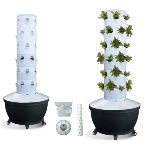 Torre De Cultivo De Plantas Hidrop Nicas Kit De Sistema De Jard N Aerop