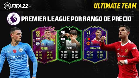 MEJORES JUGADORES PREMIER LEAGUE POR RANGO DE PRECIO FIFA 22