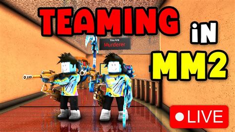 🔴 Mm2 Live With Fans Murder Mystery 2 Roblox Live 🔴 Mm2 Roblox