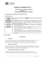 Pa Desarrollo Caso Psicopatolog A Docx Producto Acad Mico N