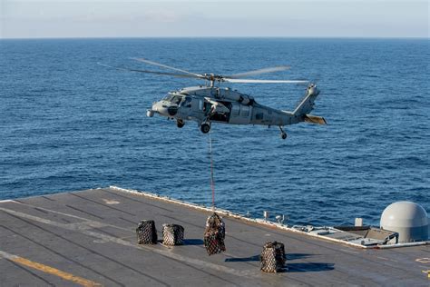 Dvids Images George Washington Conducts A Vertical Replenishment