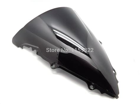 Motorcycle Parts Smoke Black Double Bubble Windscreen Windshield For