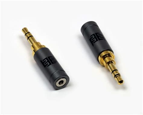 Eidolic 25mm Trrs To 35mm Trs Adapter Double Helix Cables