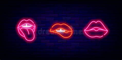 Neon Lips Tongue Stock Illustrations 81 Neon Lips Tongue Stock Illustrations Vectors