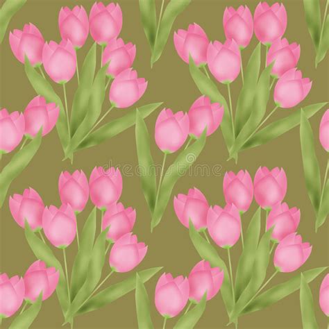 Floral Tulip Ditsy Stock Vector Illustration Of Design